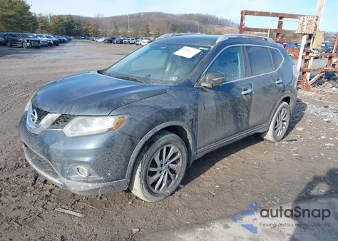 2015 Nissan Rogue Sl z USA, uszkodzony, nr VIN 5N1AT2MV6FC878385
